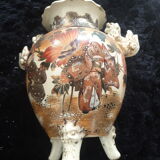 Satsuma tripod vase