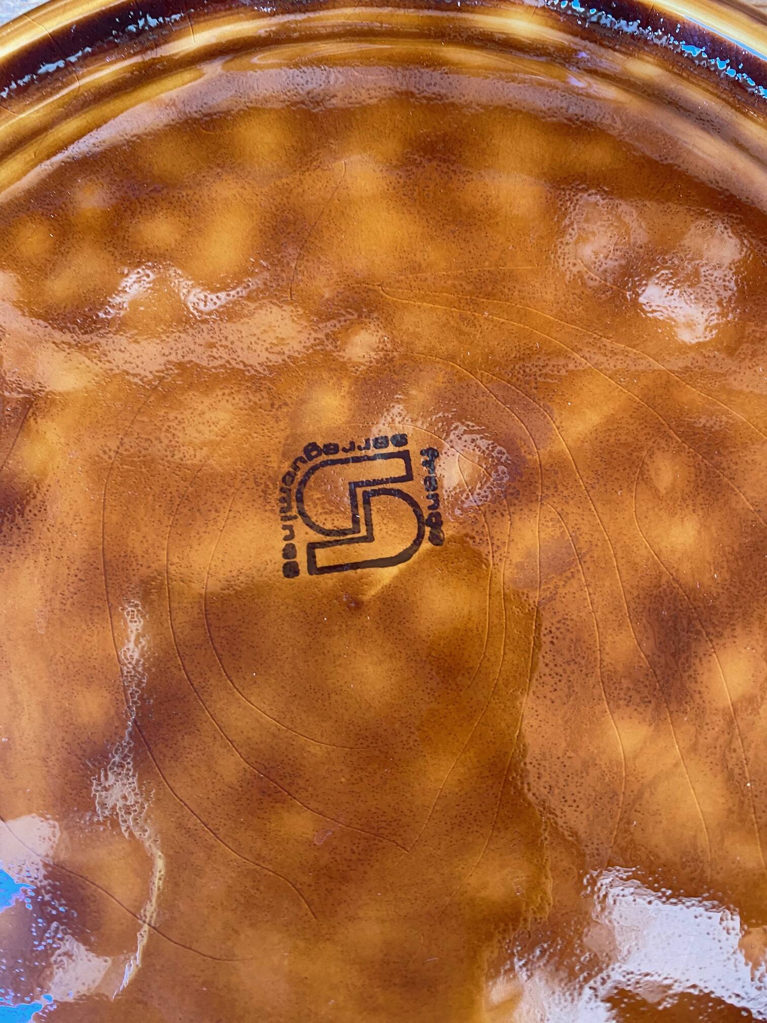 12 vintage fondue plates Sarreguemines France