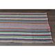 Vintage Turkish Oushak Handmade Wool & Cotton Pink Runner Rug 77x224