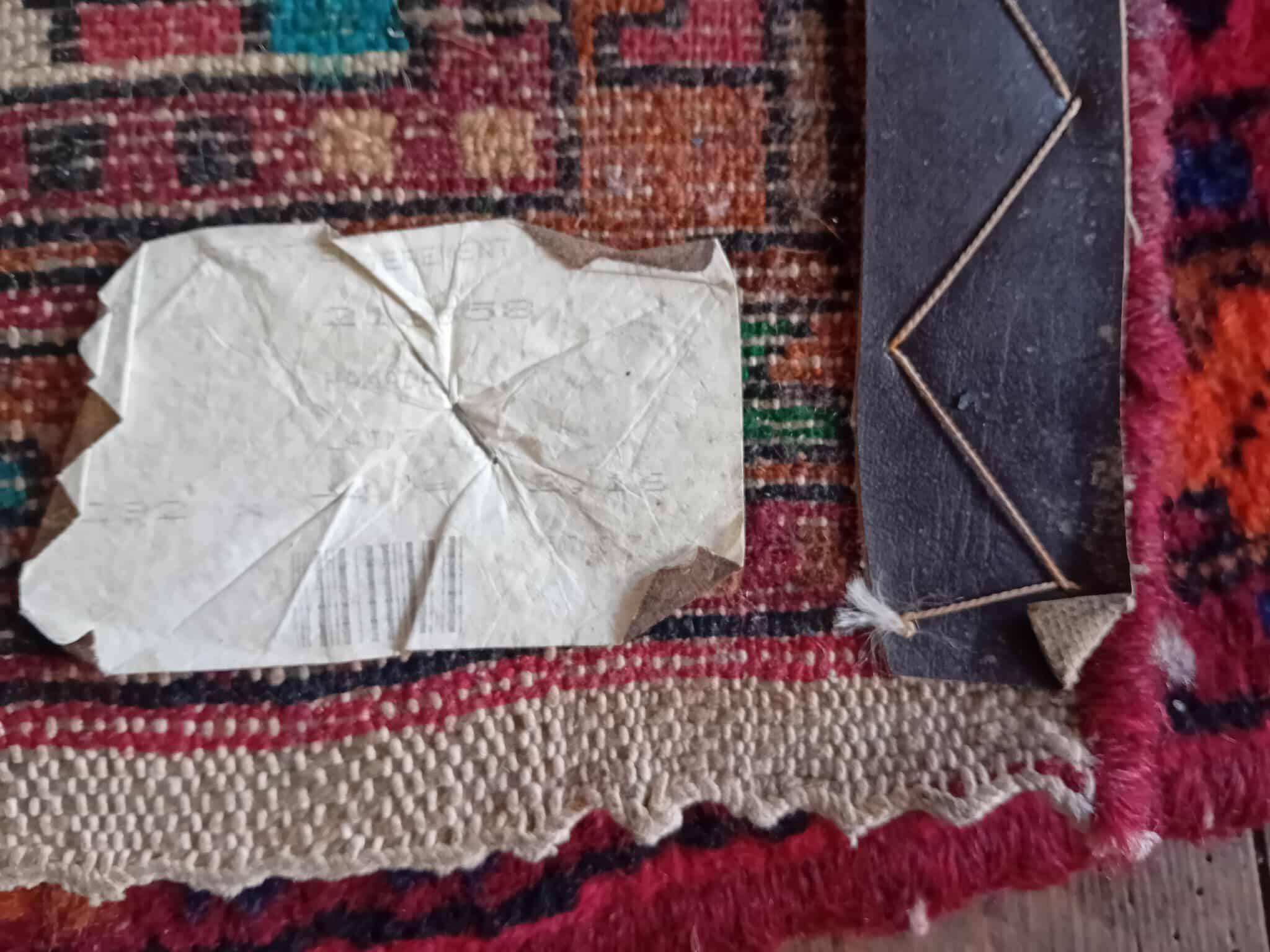 Tapis de couloir Persan Hamadan fait main 292x74cm