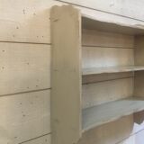 Patinated wooden shelf