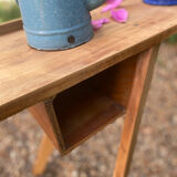 Vintage solid cherry console