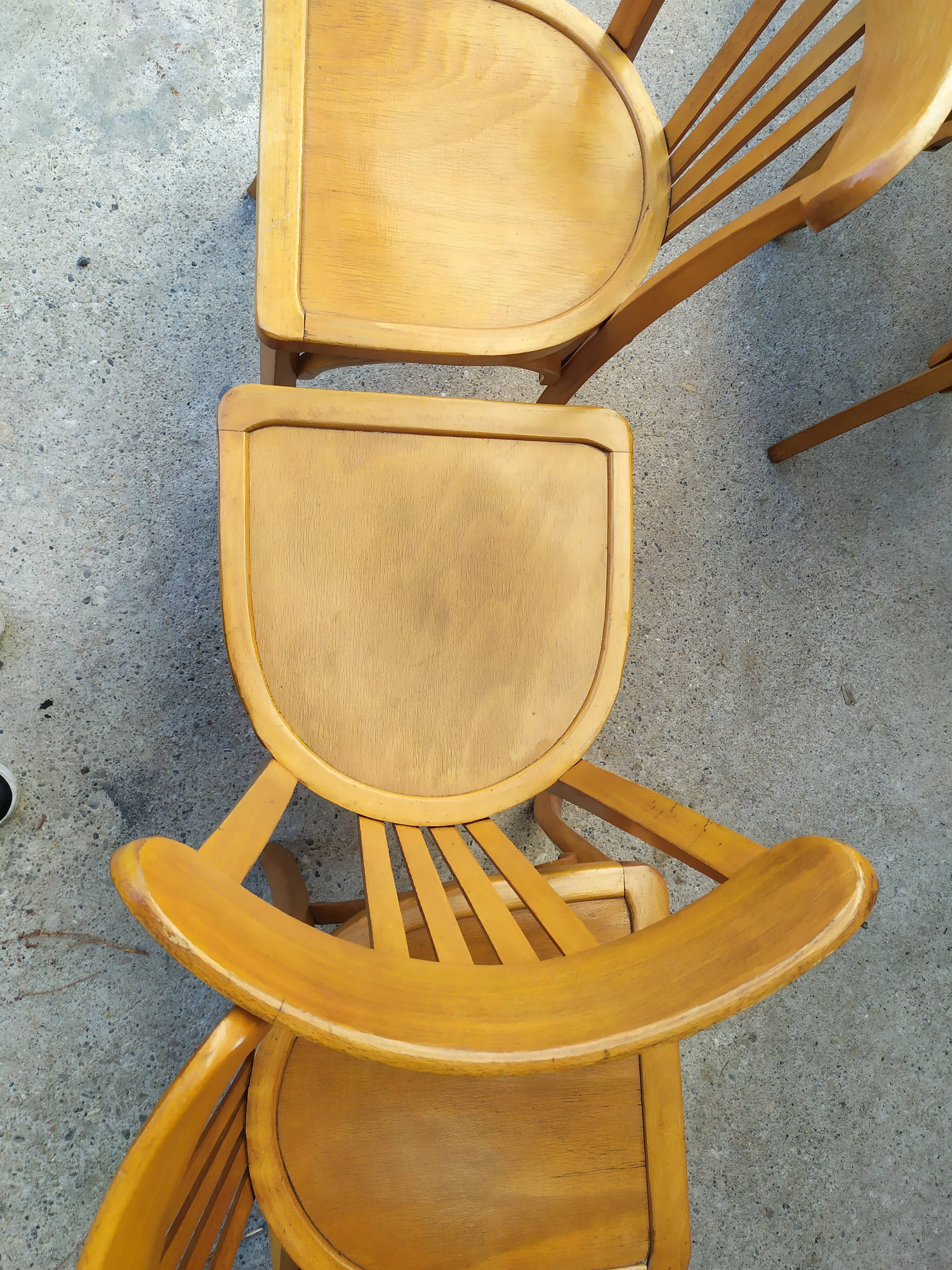 6 bistro chairs