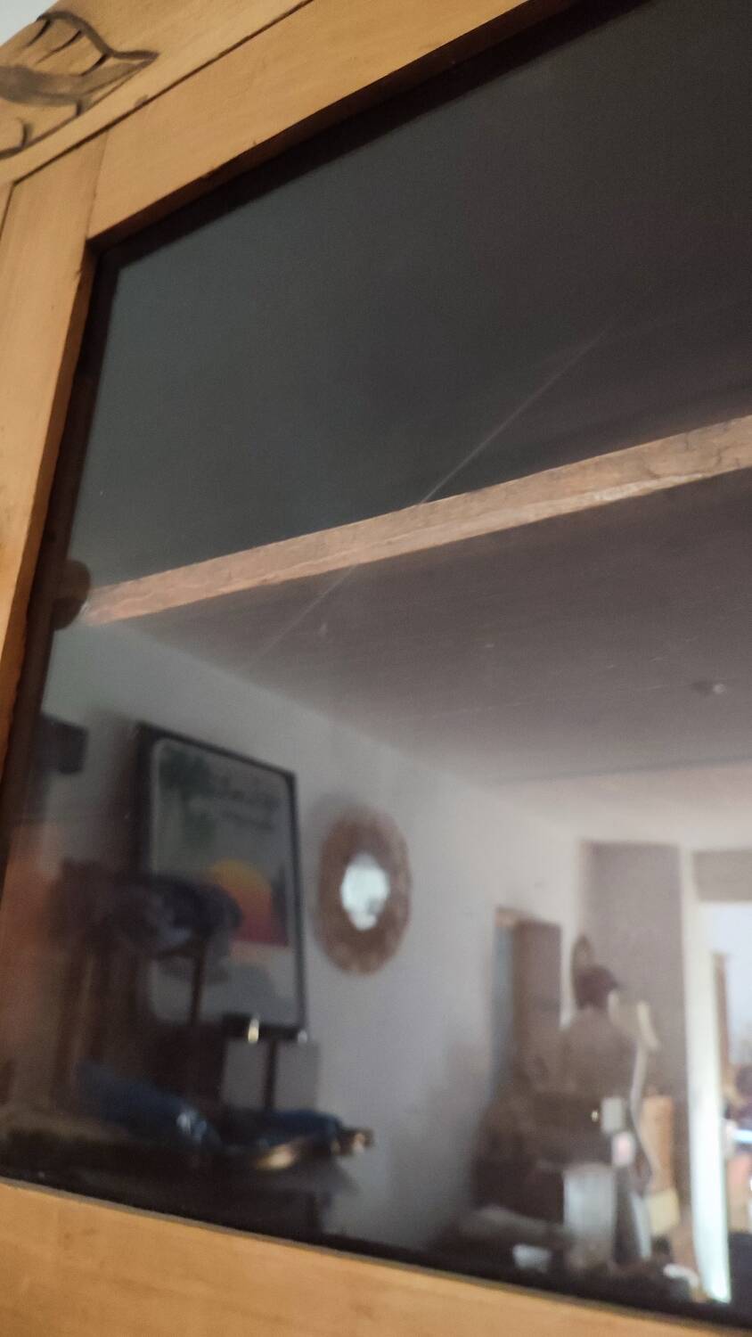 Vintage light wood sideboard