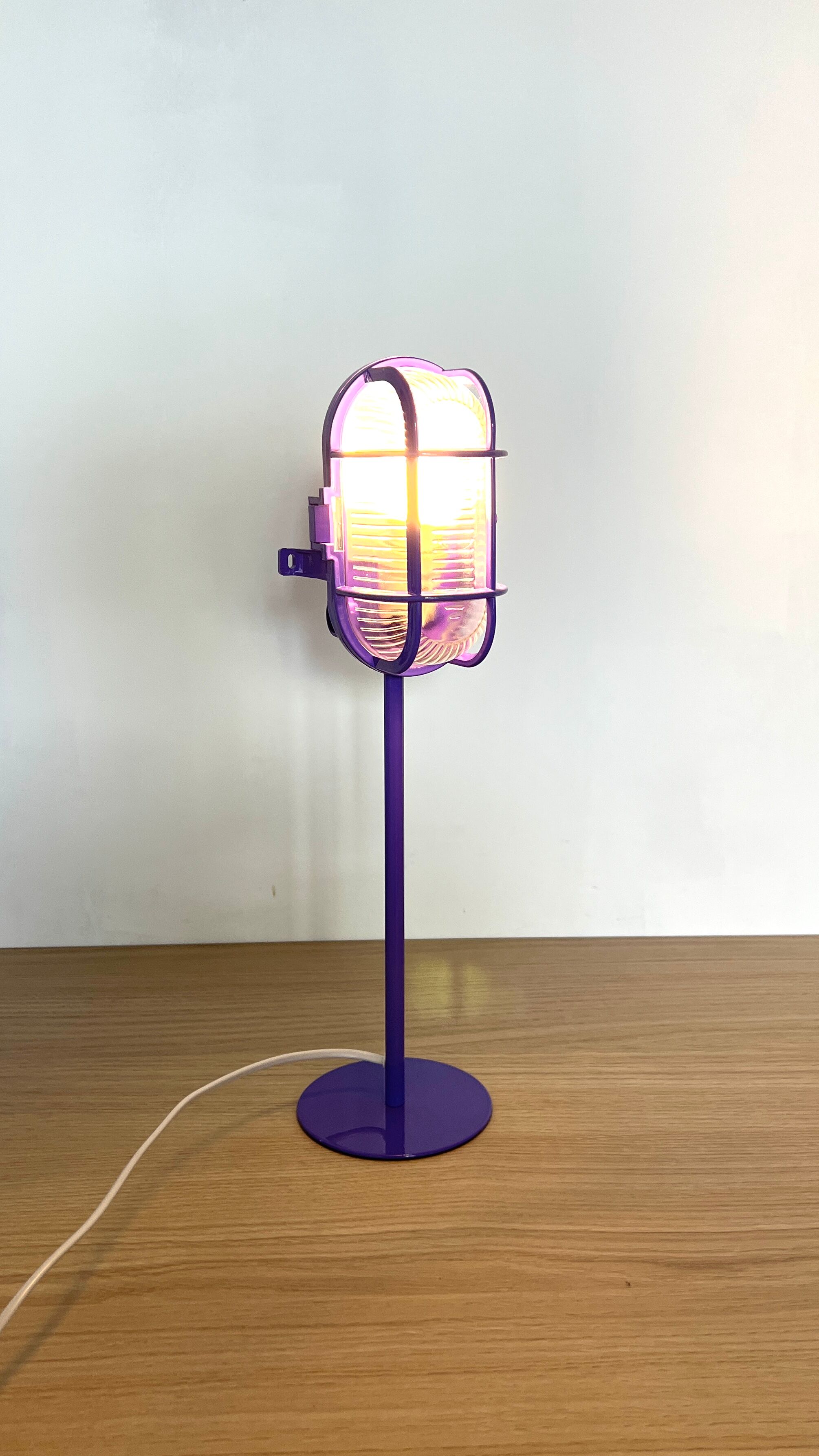 Bobbi lamp - rainbow collection - purple - upcycling