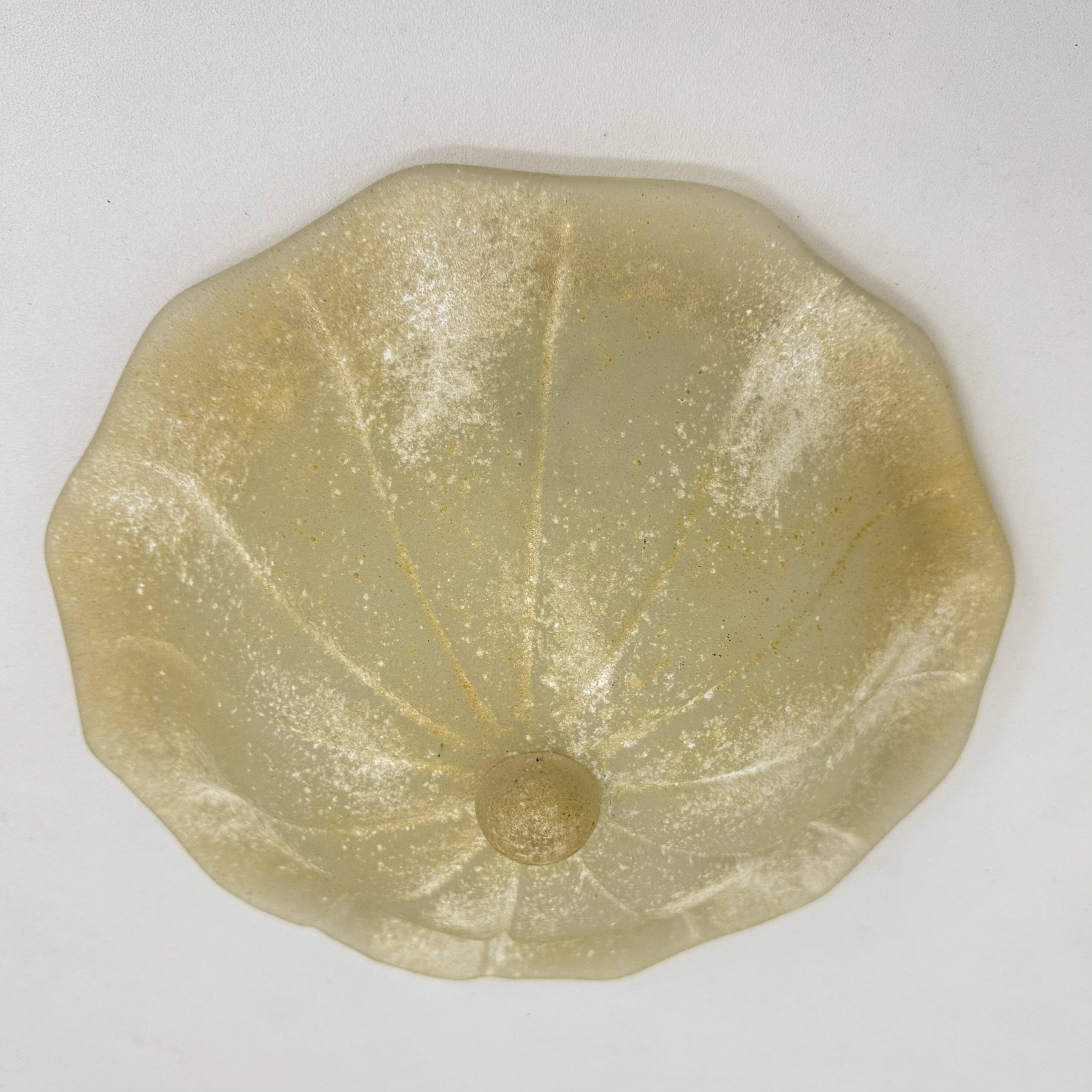 Mid-century Italian Murano glass ceiling lamp , 1970s