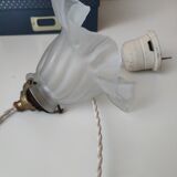 Lustre en verre poli