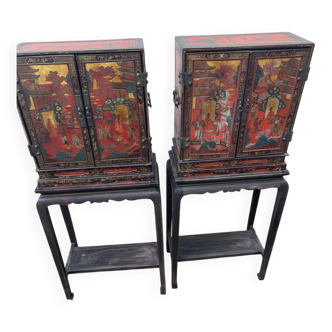 Pair of 19th-century Chinese cabinets