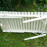 wooden folding garden table