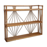 Shelves wicker vintage 100x82cm
