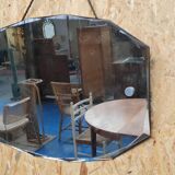 Art Deco beveled mirror
