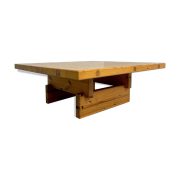 Pine coffee table "Kvadrat" design Wilhelmsson Andersson and Söner