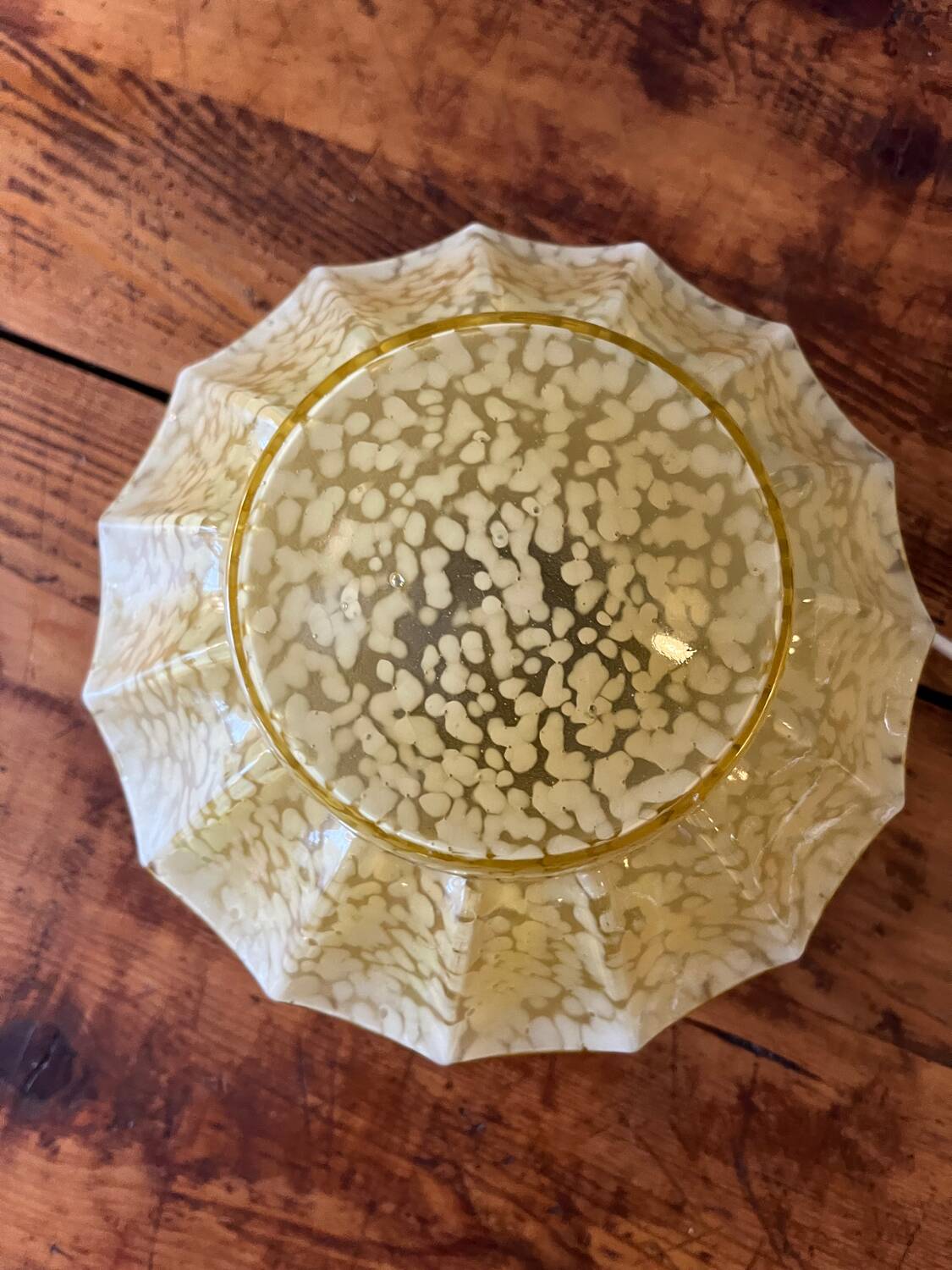 Lampe à poser verre de Clichy