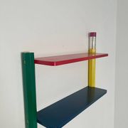 Étagère murale de Pierre Sala crayons géants années 80