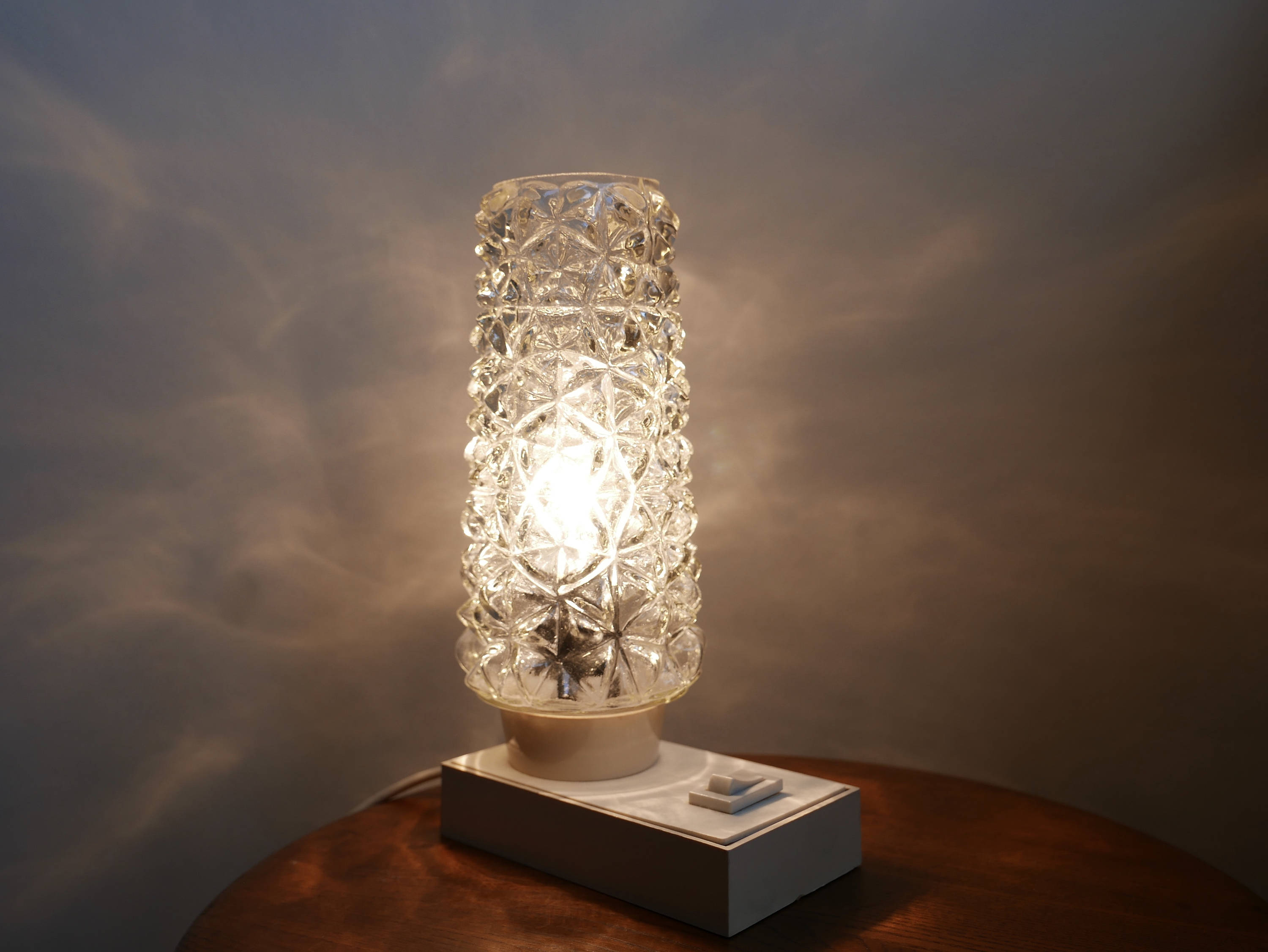Bedside light, white base hawill, 60 years