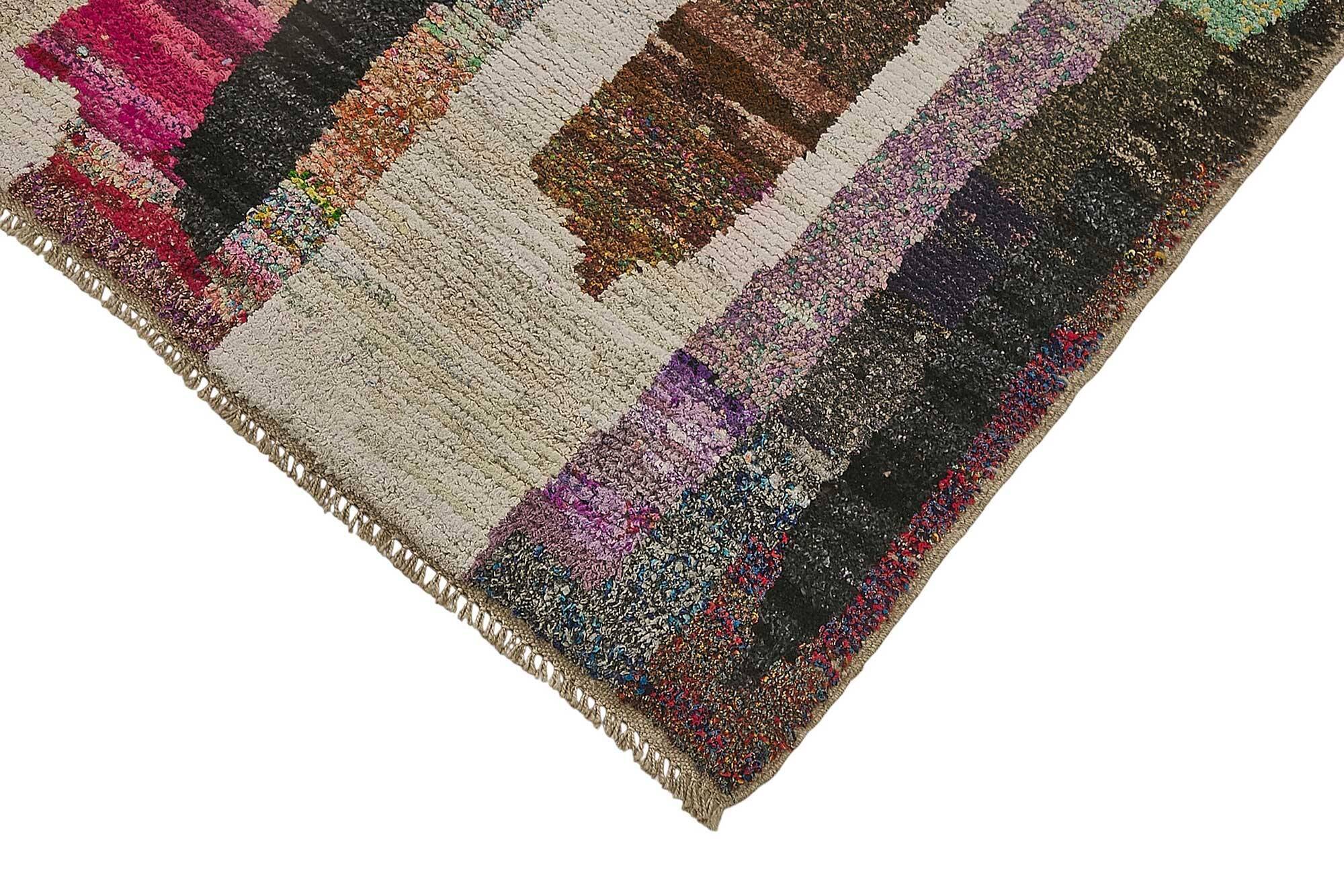 Handwoven Turkish Recycled Boho Rug 195 cm x 290 cm