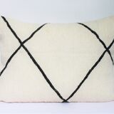 Moroccan wool pillow
