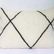 Moroccan wool pillow