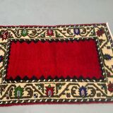 Old Turkish Oushak rug 124x80 cm vintage