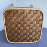 Chestnut and bamboo stool