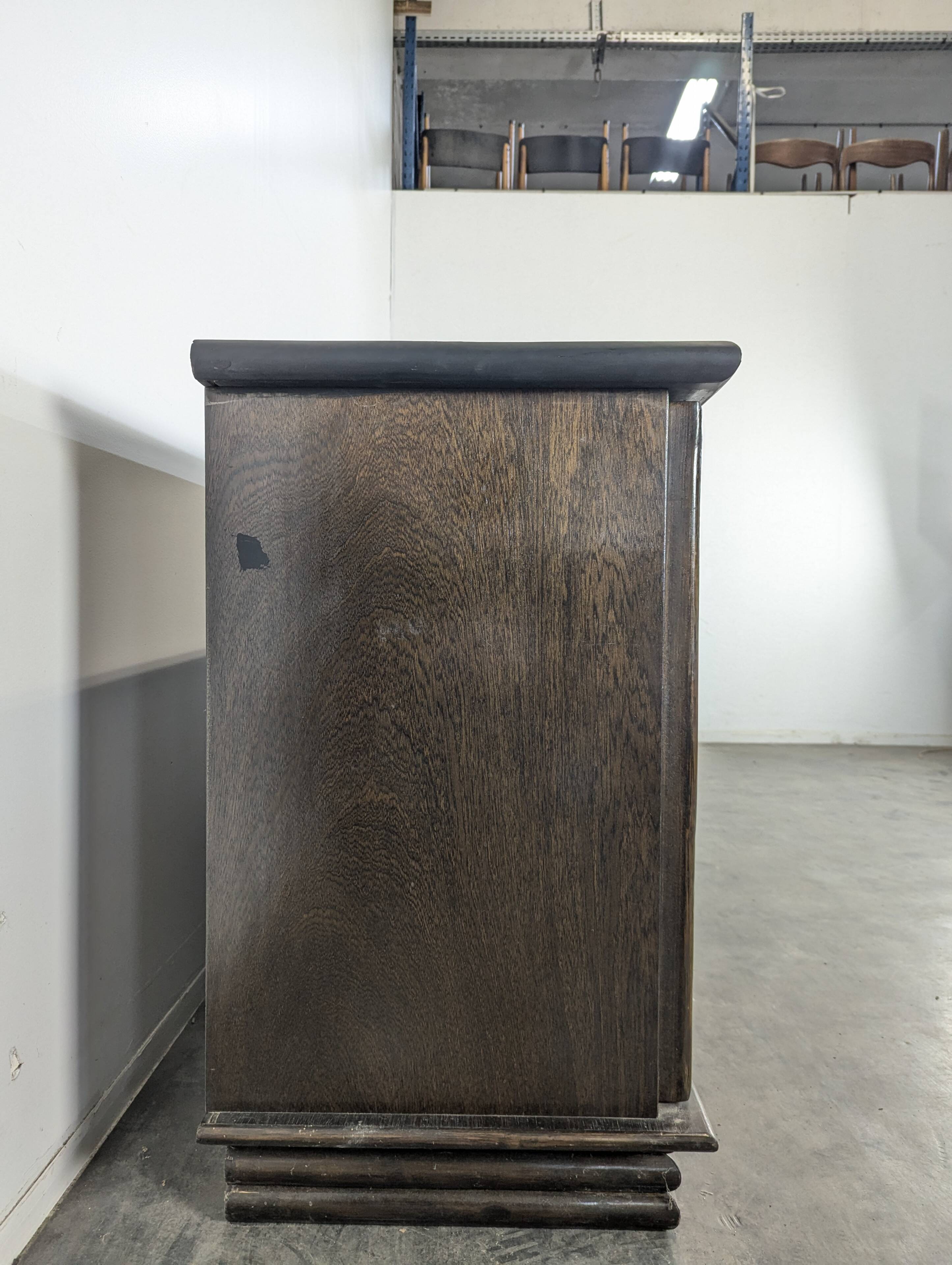 Rochebobois enfilade from the 1980s in a bamboo style.