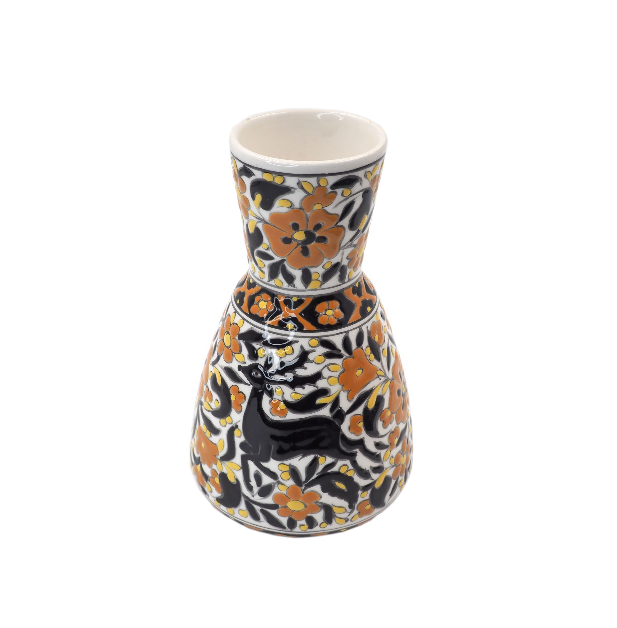 Vase grec, vintage des années 60, fait à la main