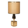 A vintage 20thc italian bergere lamp with pine cone detailing c.1970