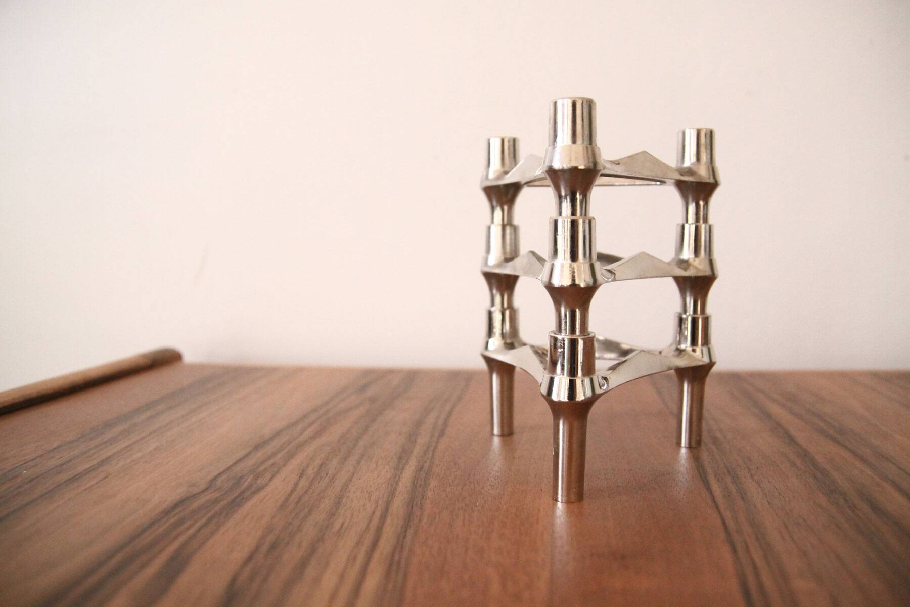 Set of three Nagel candlesticks from the 70s