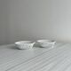 pair of antique twisted porcelain bowls