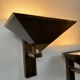 2x Vintage design bronze wall lamps