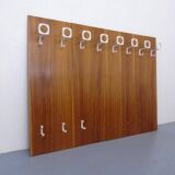 Mid-Century Walnut Wall Unit, 1960s, Set of 8