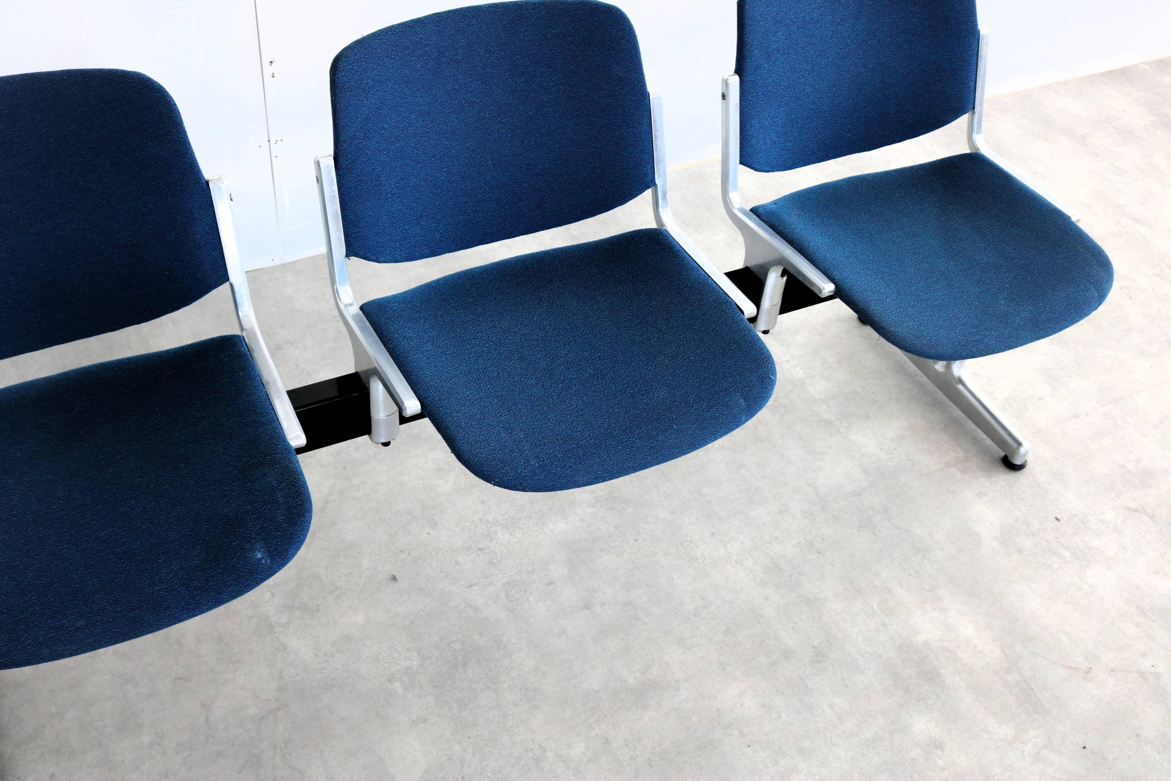 Vintage bench | waiting room bench | 1970s | Castelli