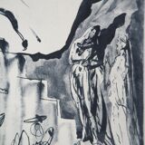 Salvador Dali: Divine Comedy, The Mystic Ladder, signed engraving