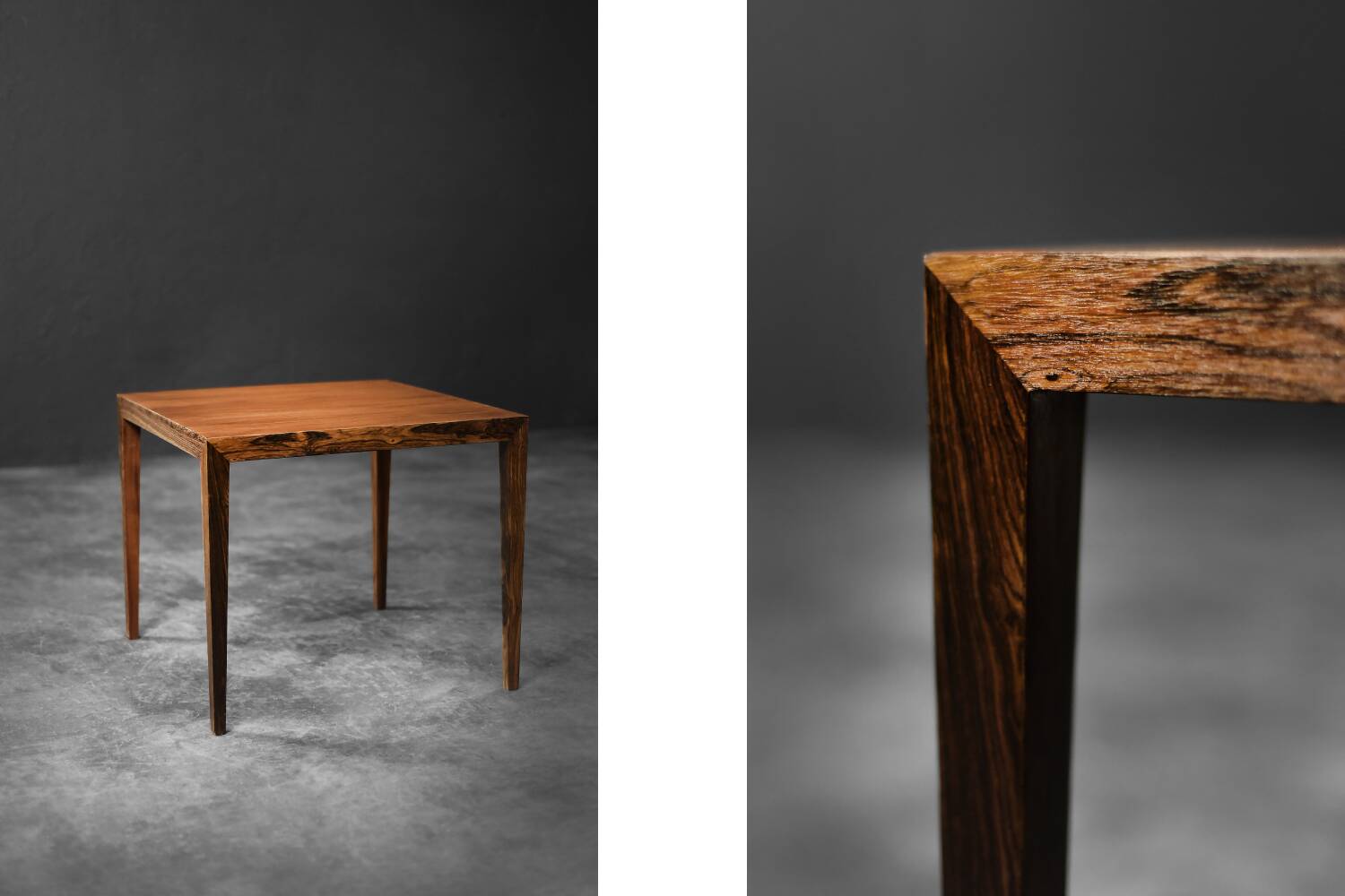 Vintage Classic Mid-Century Scandinavian Modern Rosewood Coffee Table