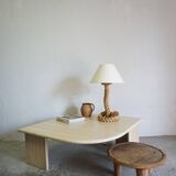 Table basse travertin