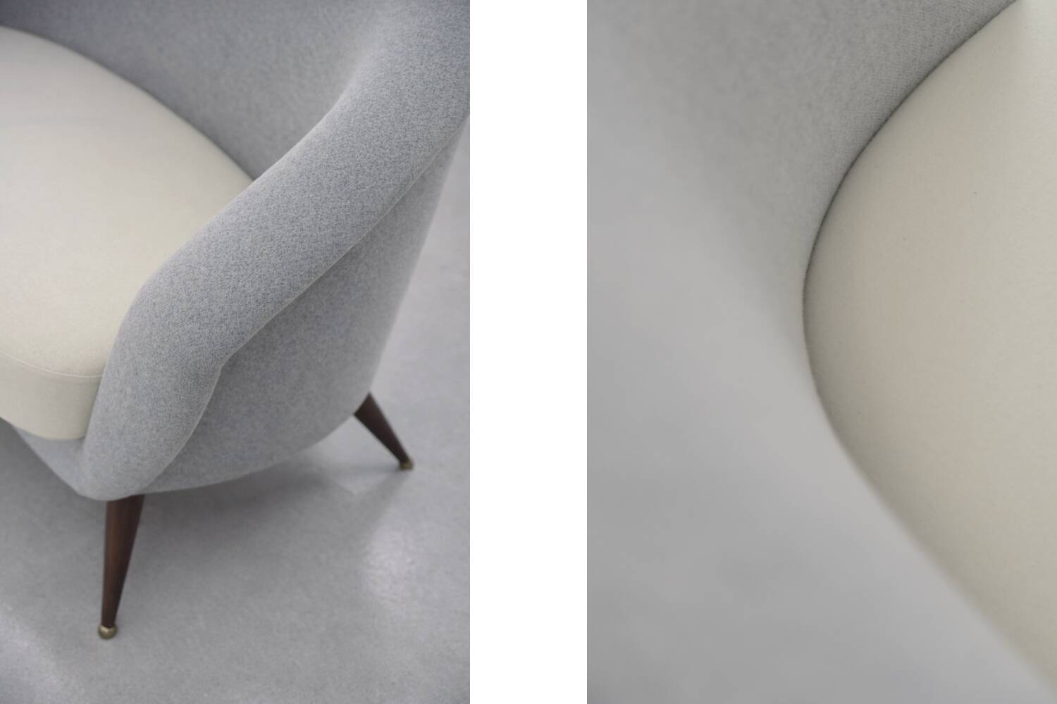 Canapé Tellus suédois vintage moderne du milieu du siècle, par Folke Jansson, années 1950