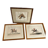Lot 3 hunting engravings