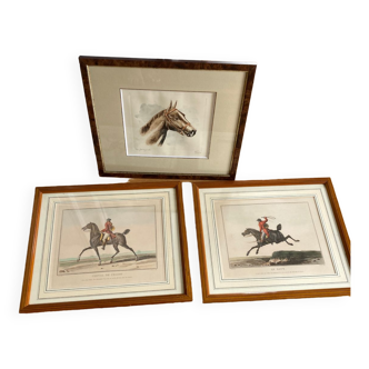 Lot 3 hunting engravings