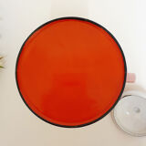 Red enamelled sheet metal coffee maker