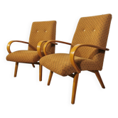Vintage Armchairs by Jaroslav Smidek, 1960s, Set of 2