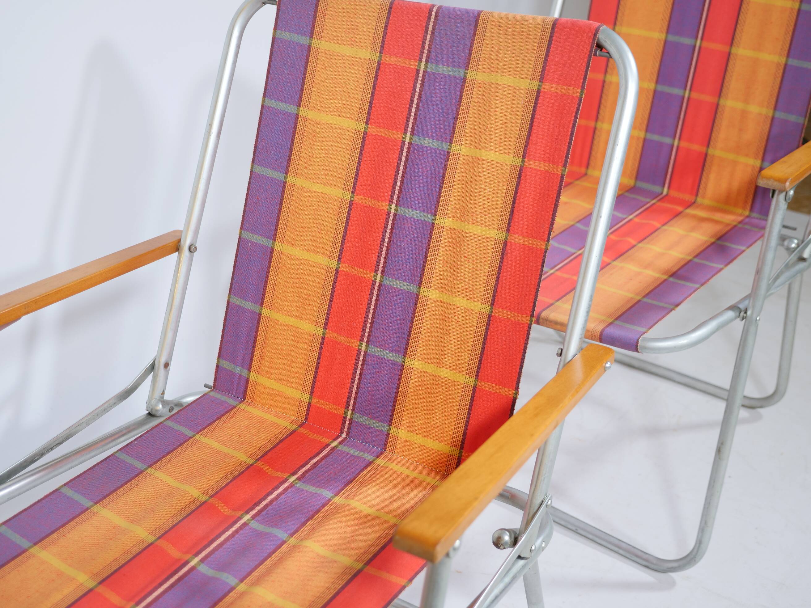 1960s Vintage Folding Camping Chairs