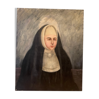 Painting of a nineteenth-century nun