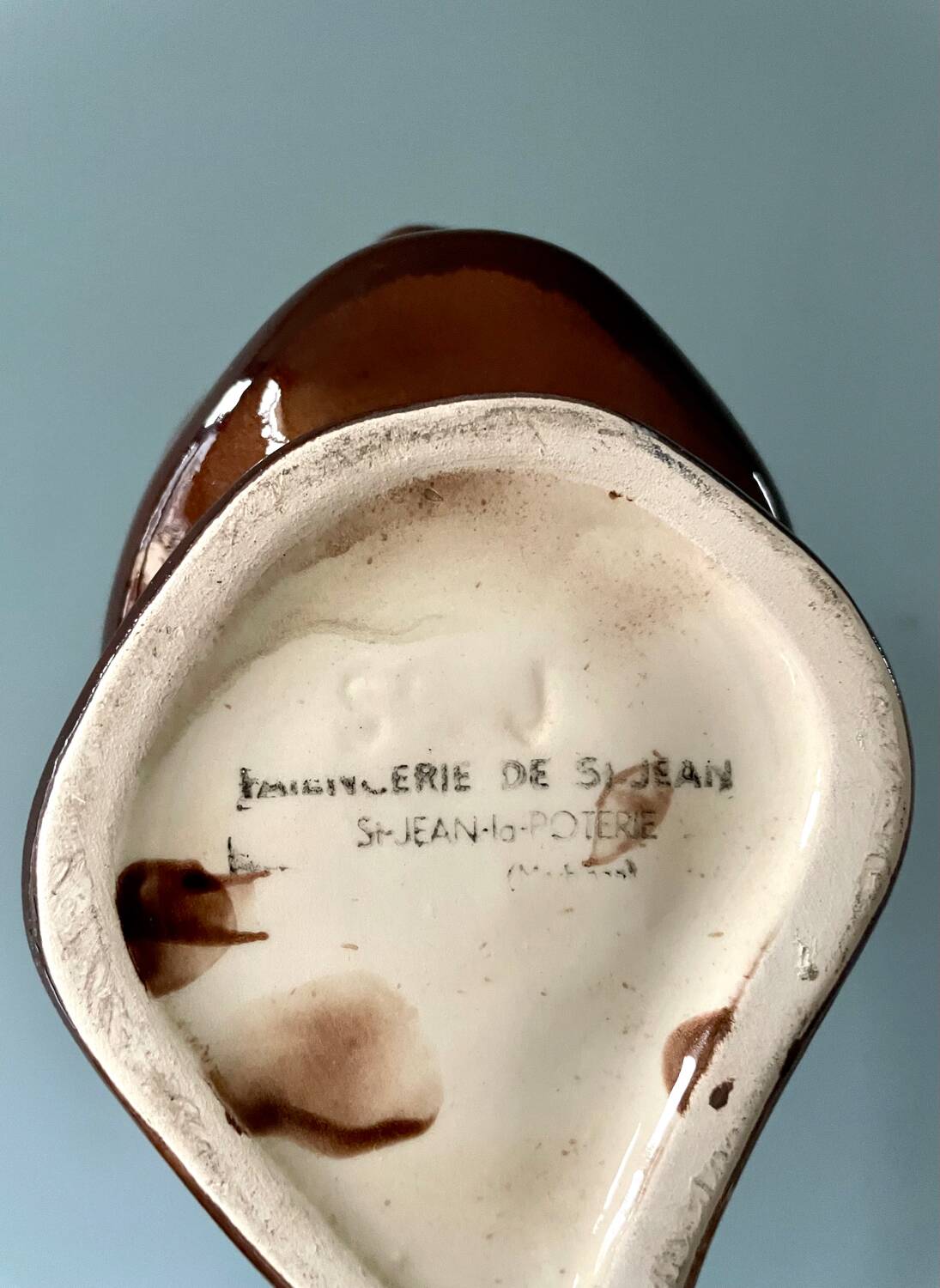 Vintage Casanis pitcher Faïencerie de Saint-Jean