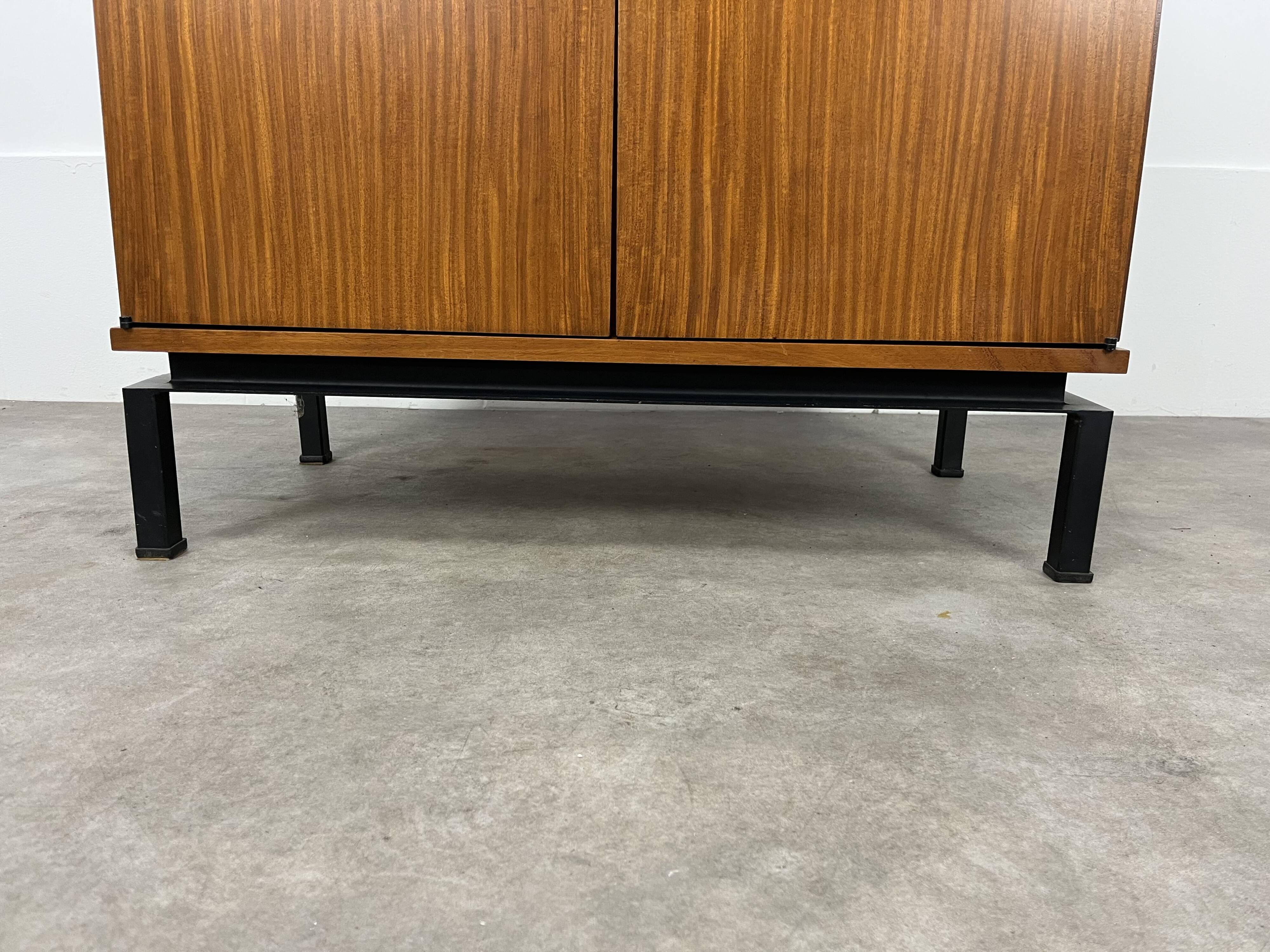Marcel Gascoin secretary desk, reconstruction style, 1950s, for Alveole