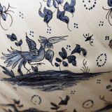 Potiche lamp base, in Moustiers earthenware, 18th century