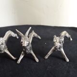 Vintage animal knife holders