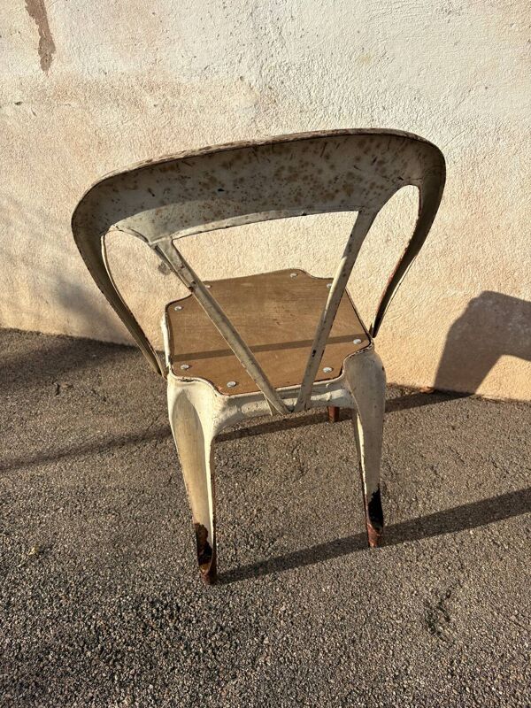 Chaise bistrot tôle J. Mathieu