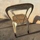 J. Mathieu sheet metal bistro chair