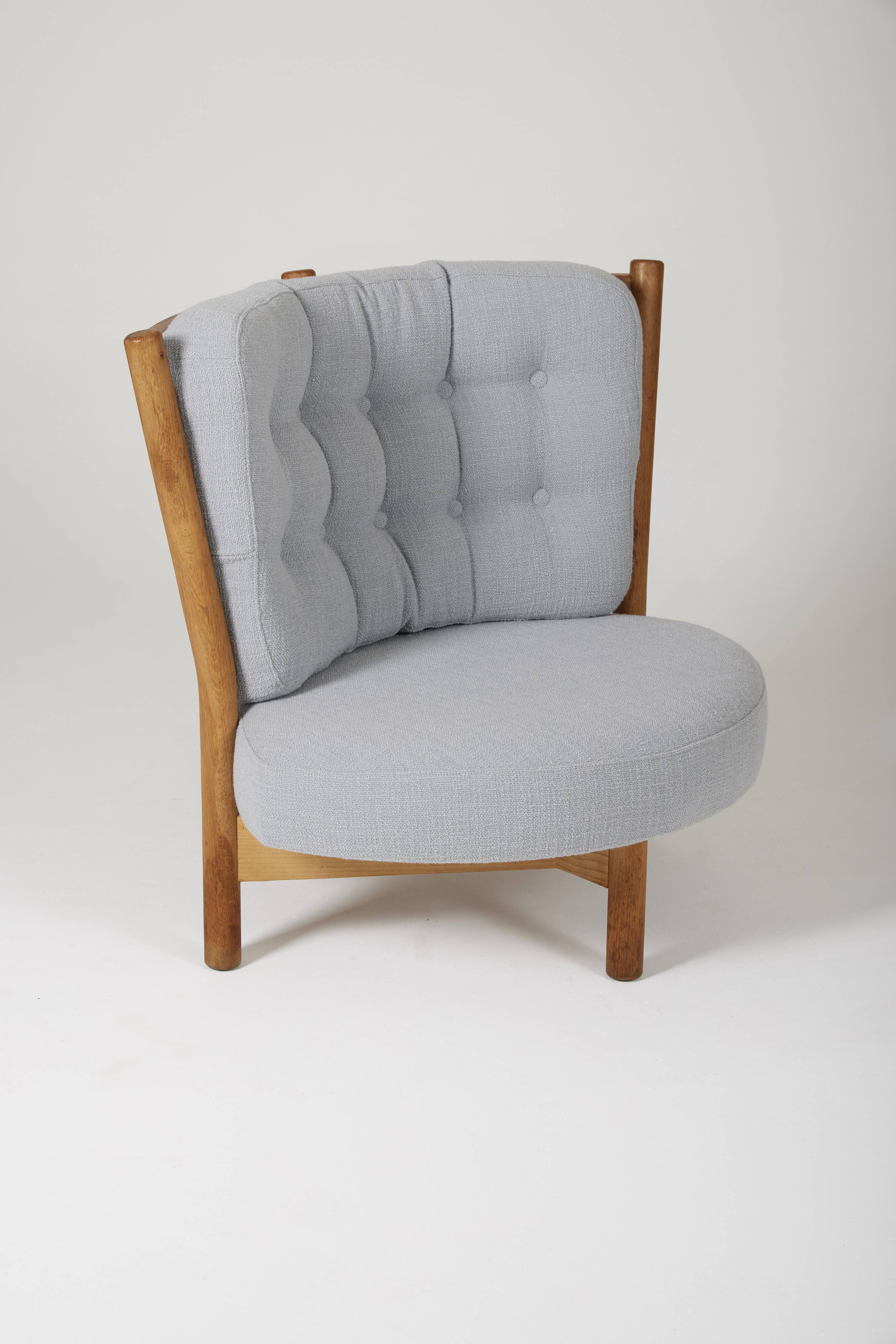 Guillerme & Chambron wooden armchair