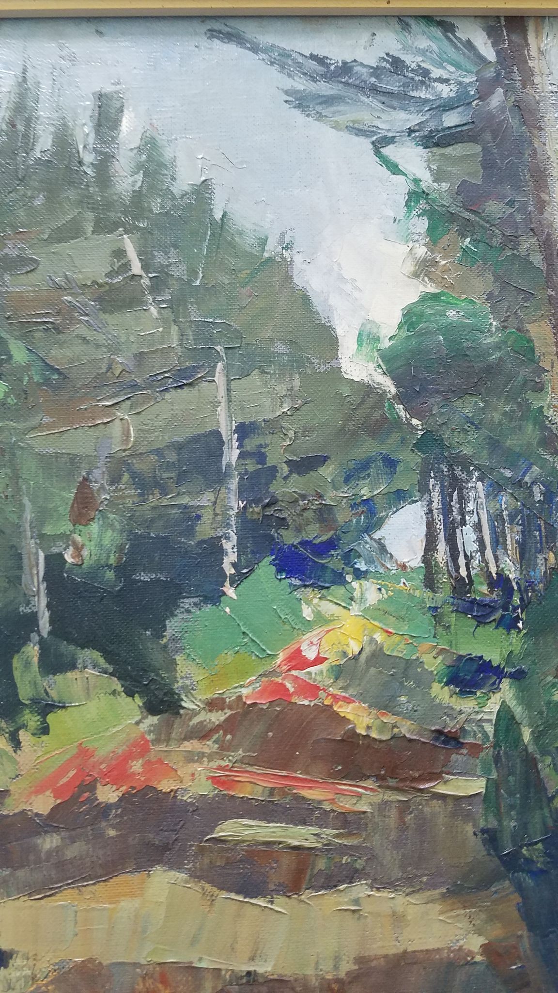 Oil painting on canvas